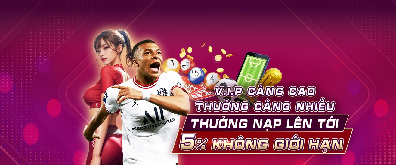 Hình ảnh quảng cáo của vi777 hiển thị nền tảng và các lợi ích
