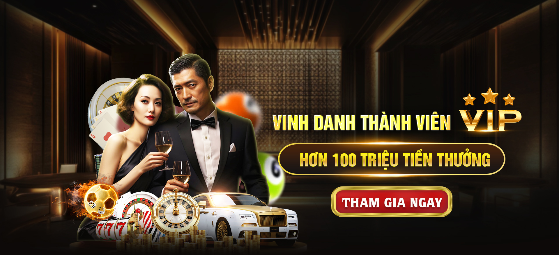 Hình ảnh quảng cáo của vi777 hiển thị nền tảng và các lợi ích