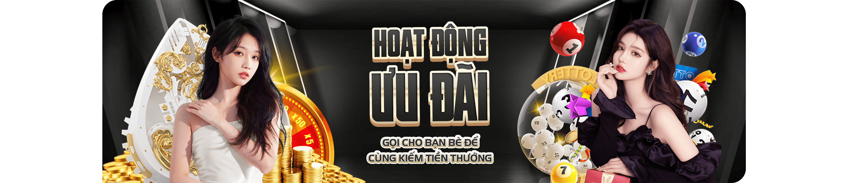 Hình ảnh quảng cáo của vi777 hiển thị nền tảng và các lợi ích