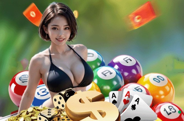 Hình ảnh quảng cáo của vi777 hiển thị nền tảng và các lợi ích