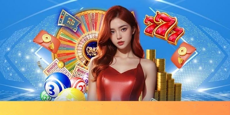 Hình ảnh quảng cáo của vi777 hiển thị nền tảng và các lợi ích