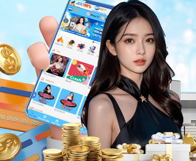 Hình ảnh quảng cáo của vi777 hiển thị nền tảng và các lợi ích